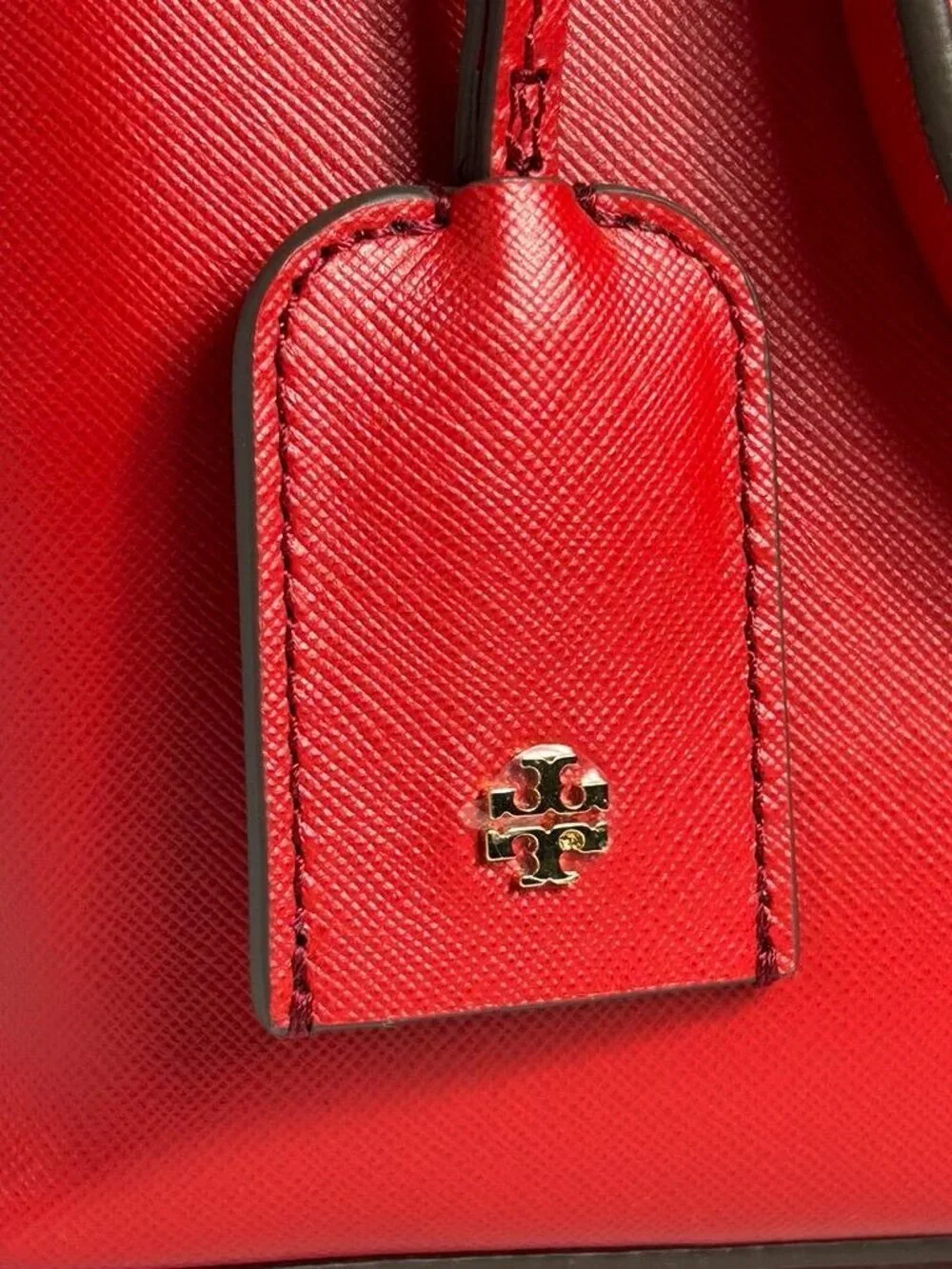 Tory Burch Saffiano Leather Robinson Double Zip Tote in Limited Edition Red - Ne